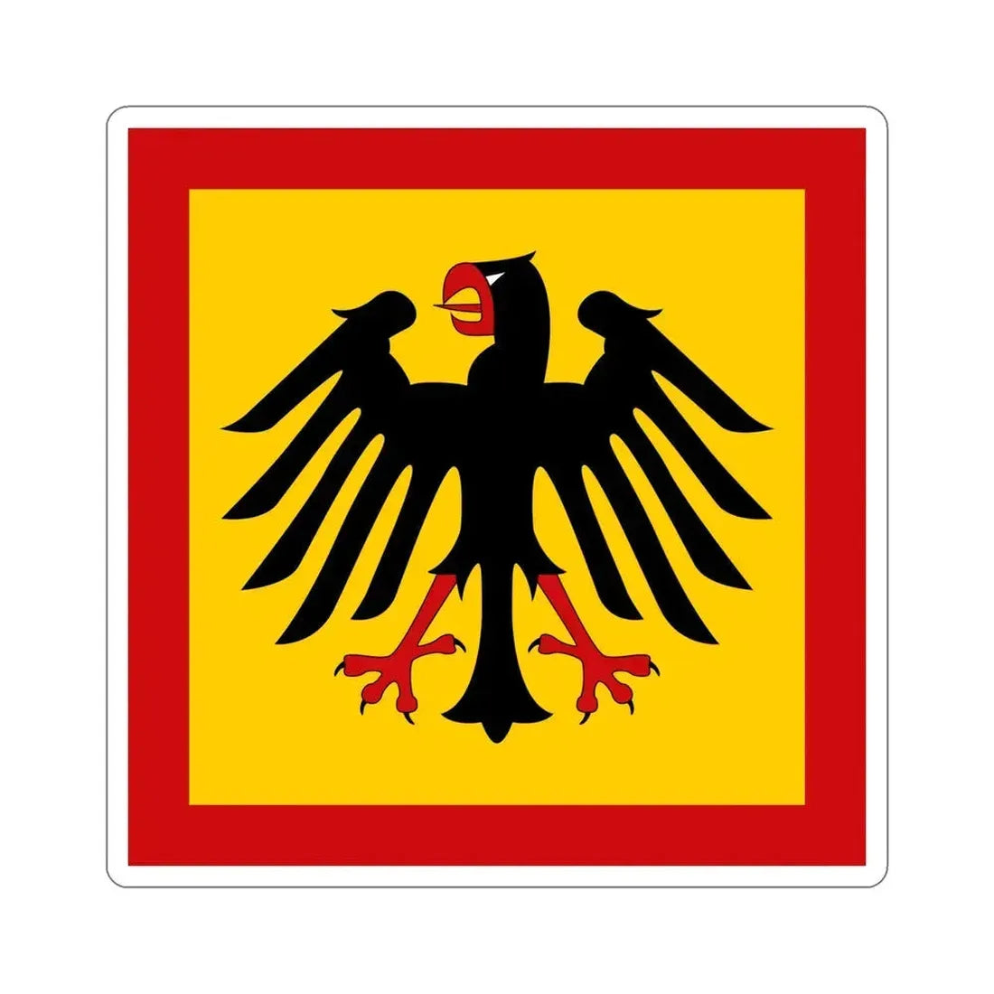 Flag of President of Germany Germany STICKER Vinyl Die-Cut Decal 6 Inch - The Sticker Space