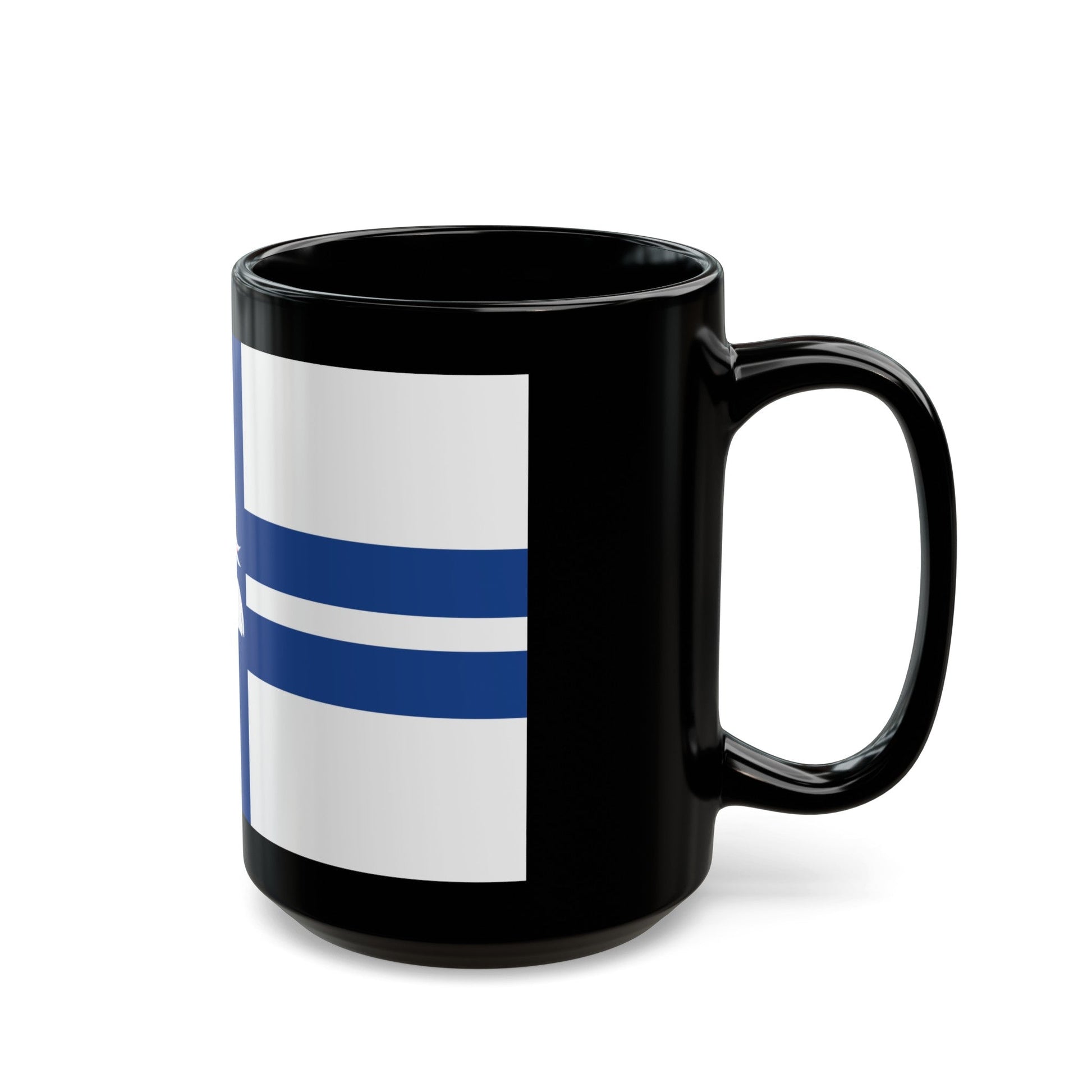 Flag of Preston UK - Black Coffee Mug-The Sticker Space