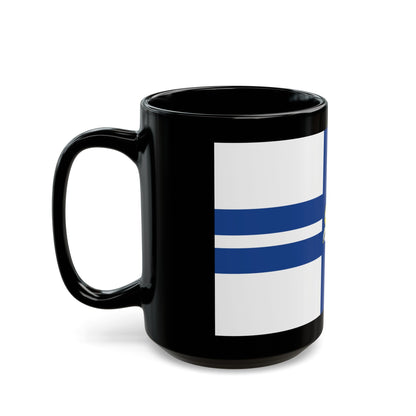 Flag of Preston UK - Black Coffee Mug-The Sticker Space