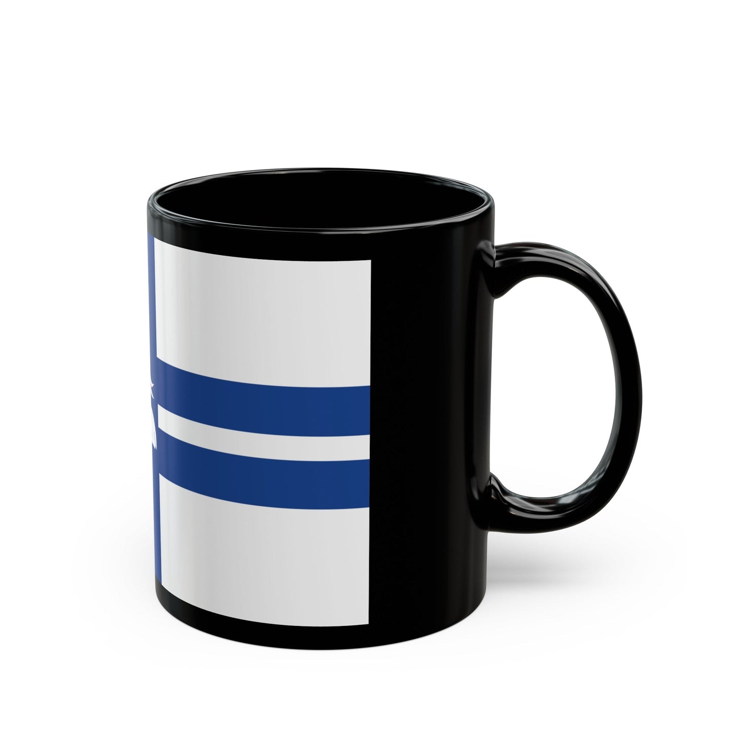 Flag of Preston UK - Black Coffee Mug-The Sticker Space