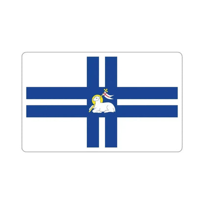 Flag of Preston UK STICKER Vinyl Die-Cut Decal 4 Inch - The Sticker Space