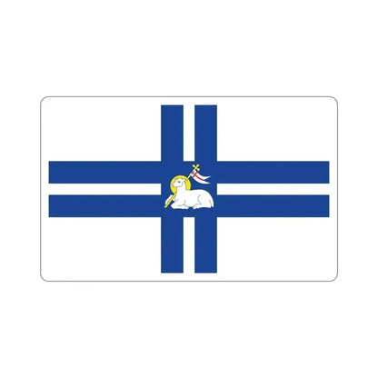 Flag of Preston UK STICKER Vinyl Die-Cut Decal 5 Inch - The Sticker Space