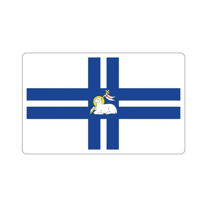 Flag of Preston UK STICKER Vinyl Die-Cut Decal 6 Inch - The Sticker Space
