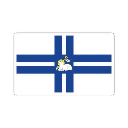 Flag of Preston UK STICKER Vinyl Die-Cut Decal 6 Inch - The Sticker Space