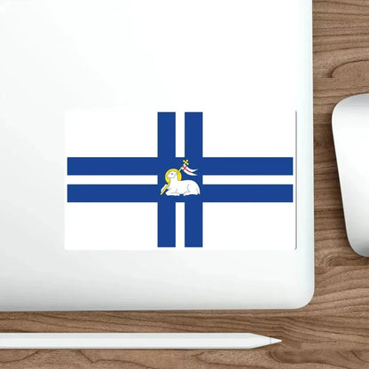 Flag of Preston UK STICKER Vinyl Die-Cut Decal - The Sticker Space