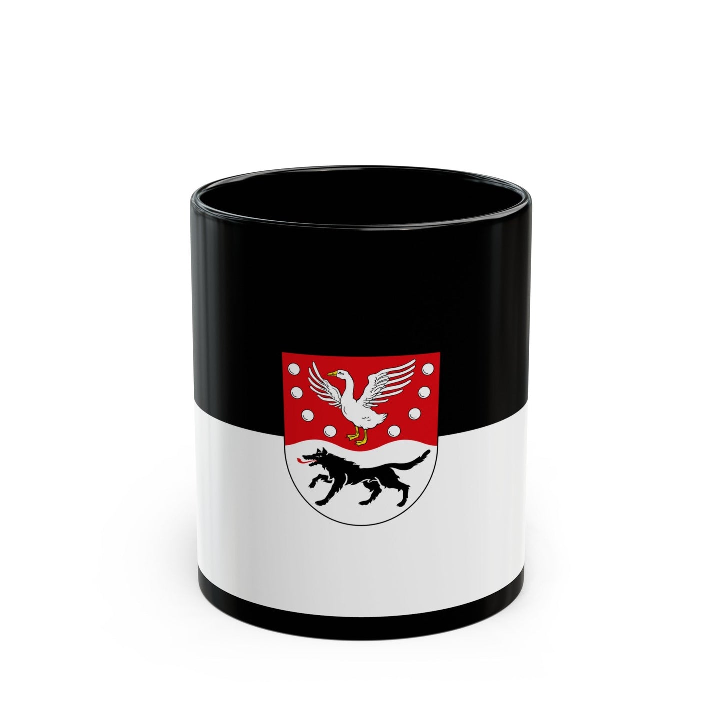 Flag of Prignitz Germany - Black Coffee Mug-11oz-The Sticker Space