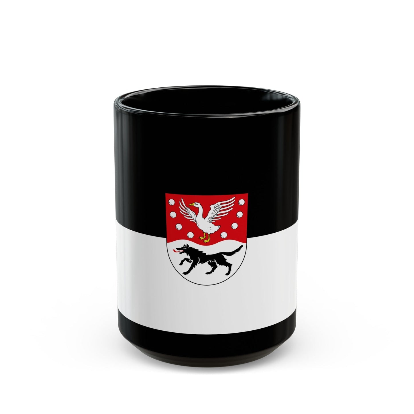 Flag of Prignitz Germany - Black Coffee Mug-15oz-The Sticker Space