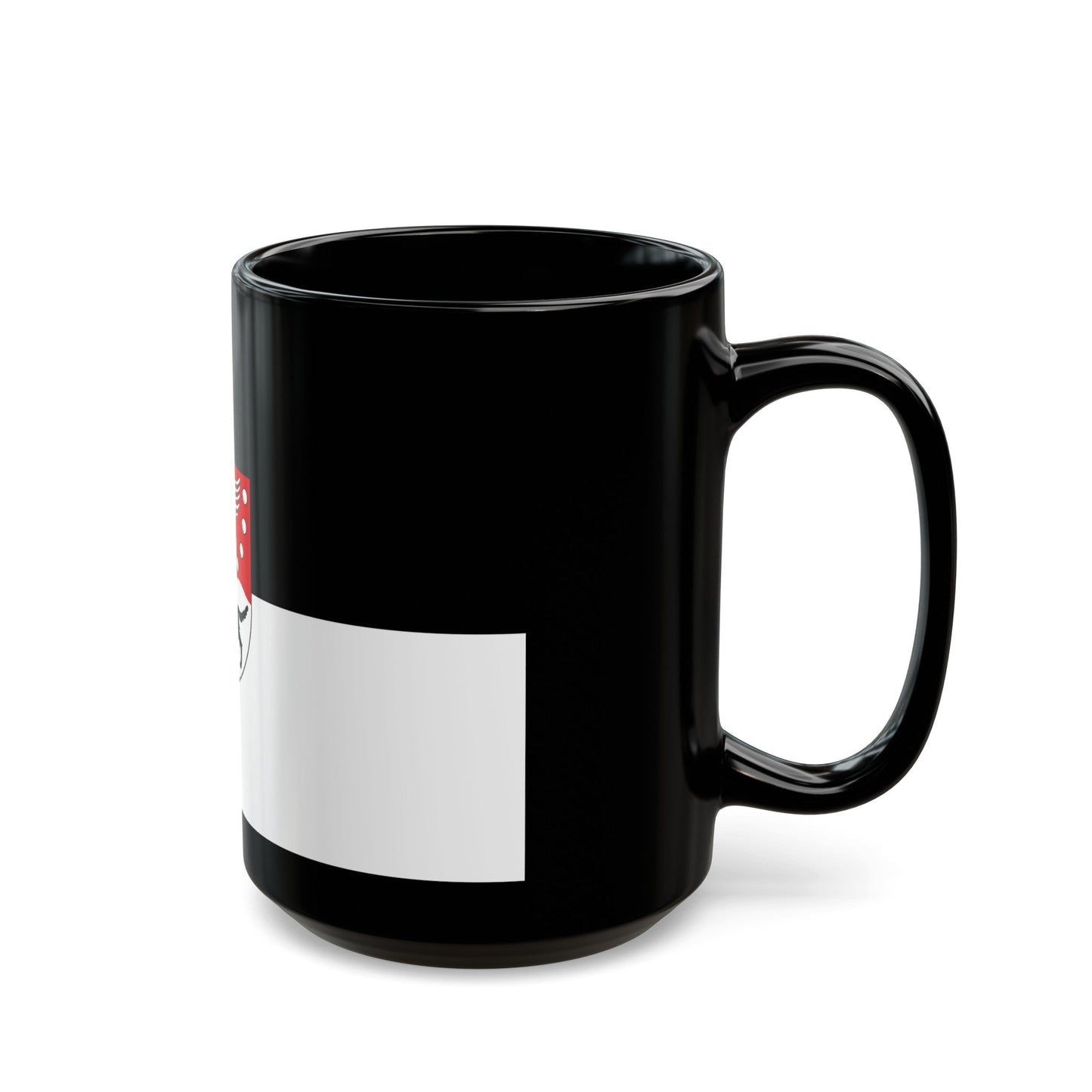 Flag of Prignitz Germany - Black Coffee Mug-The Sticker Space