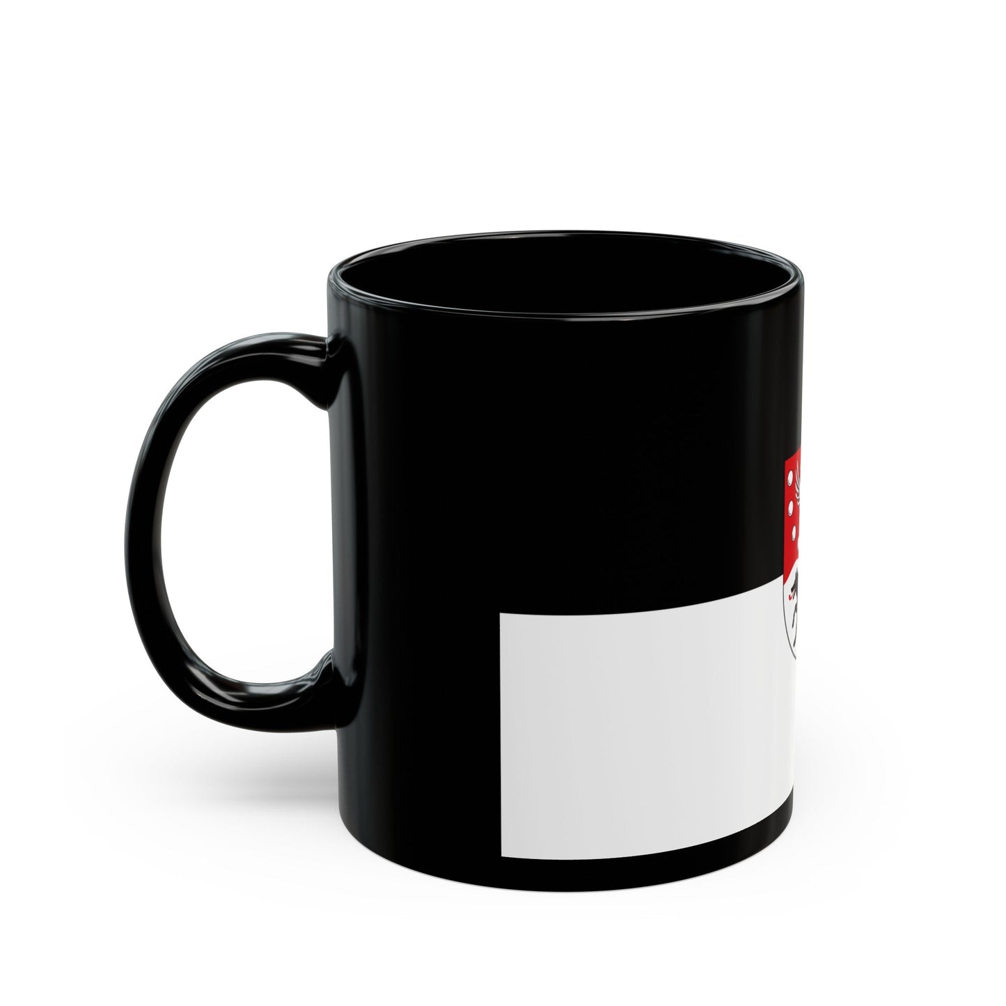 Flag of Prignitz Germany - Black Coffee Mug-The Sticker Space