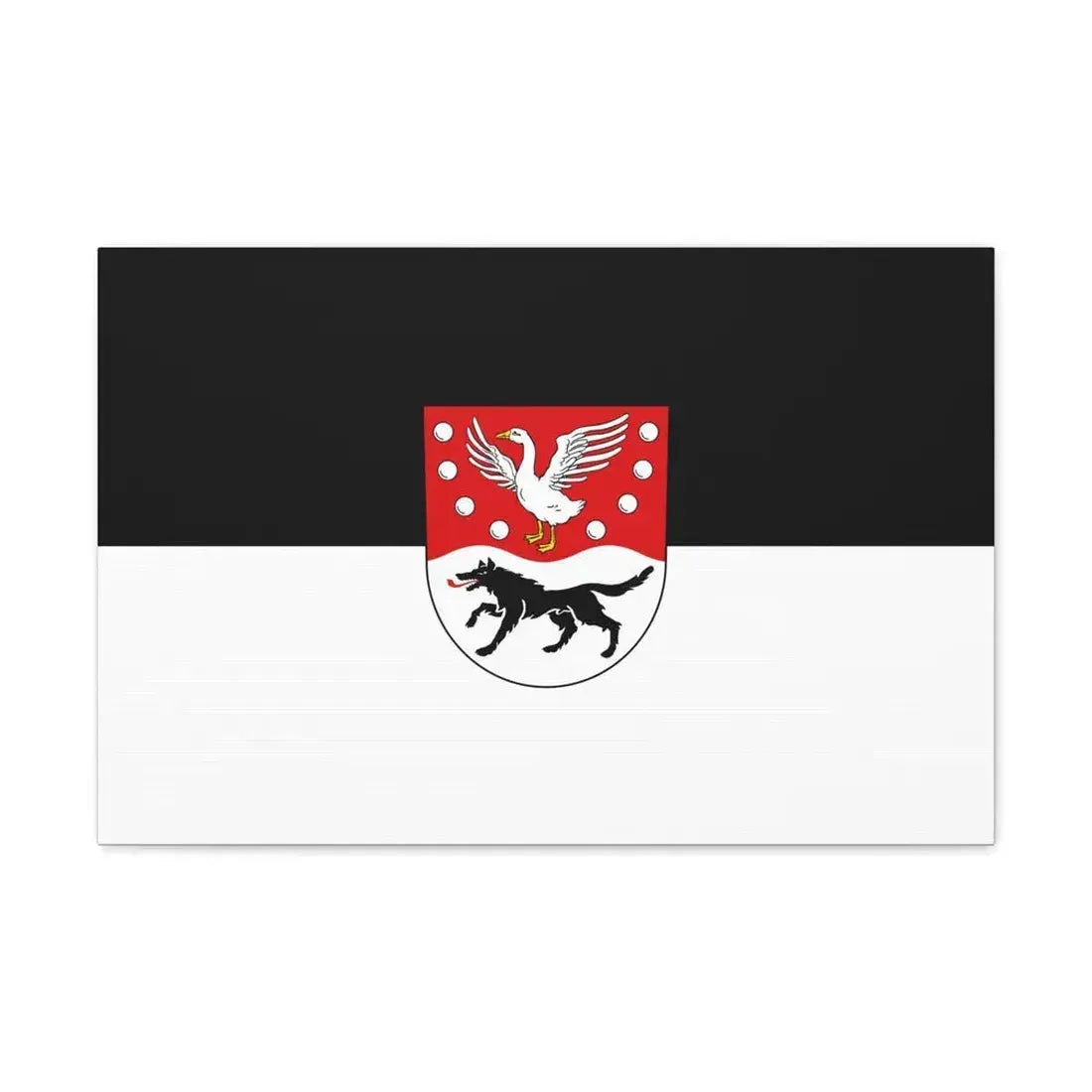 Flag of Prignitz Germany - Canvas Wall Art 24″ x 16″ 1.25" - The Sticker Space