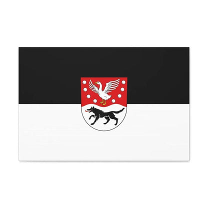 Flag of Prignitz Germany - Canvas Wall Art 24″ x 16″ 1.25" - The Sticker Space