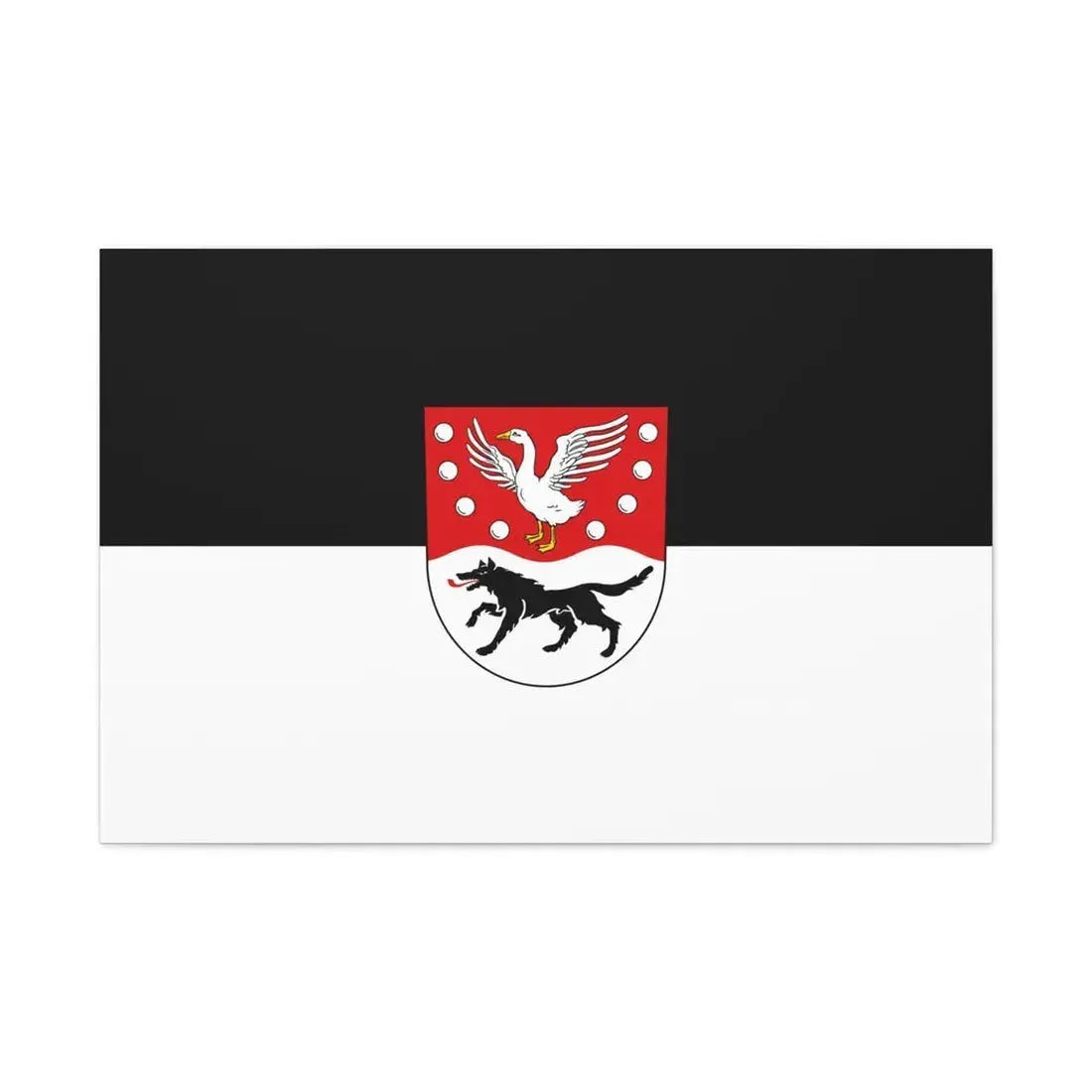 Flag of Prignitz Germany - Canvas Wall Art 36" x 24" 1.25" - The Sticker Space