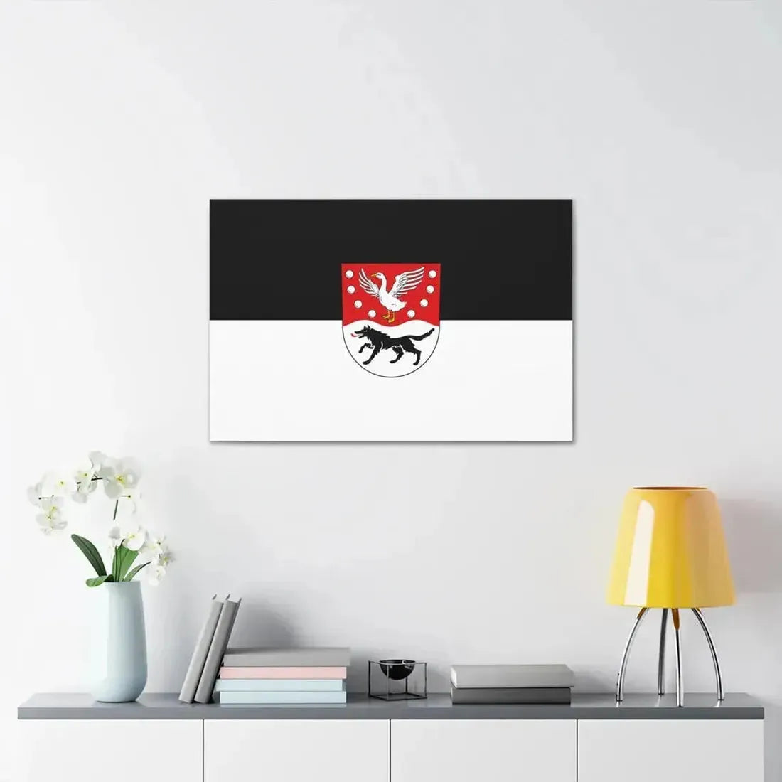 Flag of Prignitz Germany - Canvas Wall Art - The Sticker Space