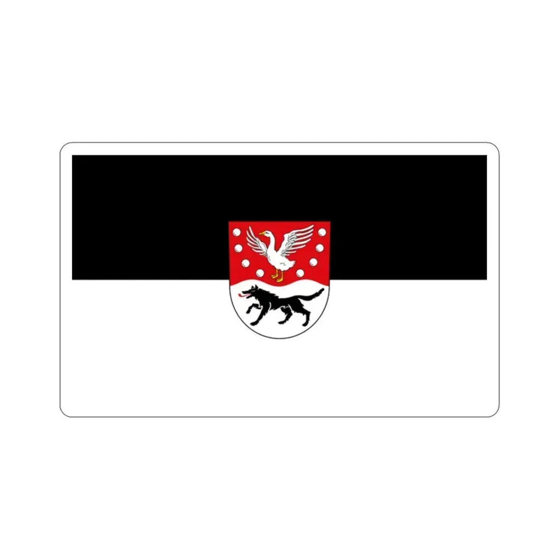 Flag of Prignitz Germany STICKER Vinyl Die-Cut Decal 2 Inch - The Sticker Space
