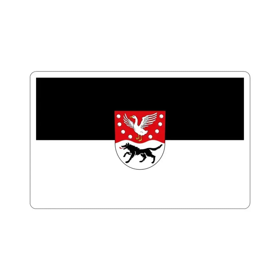 Flag of Prignitz Germany STICKER Vinyl Die-Cut Decal 3 Inch - The Sticker Space