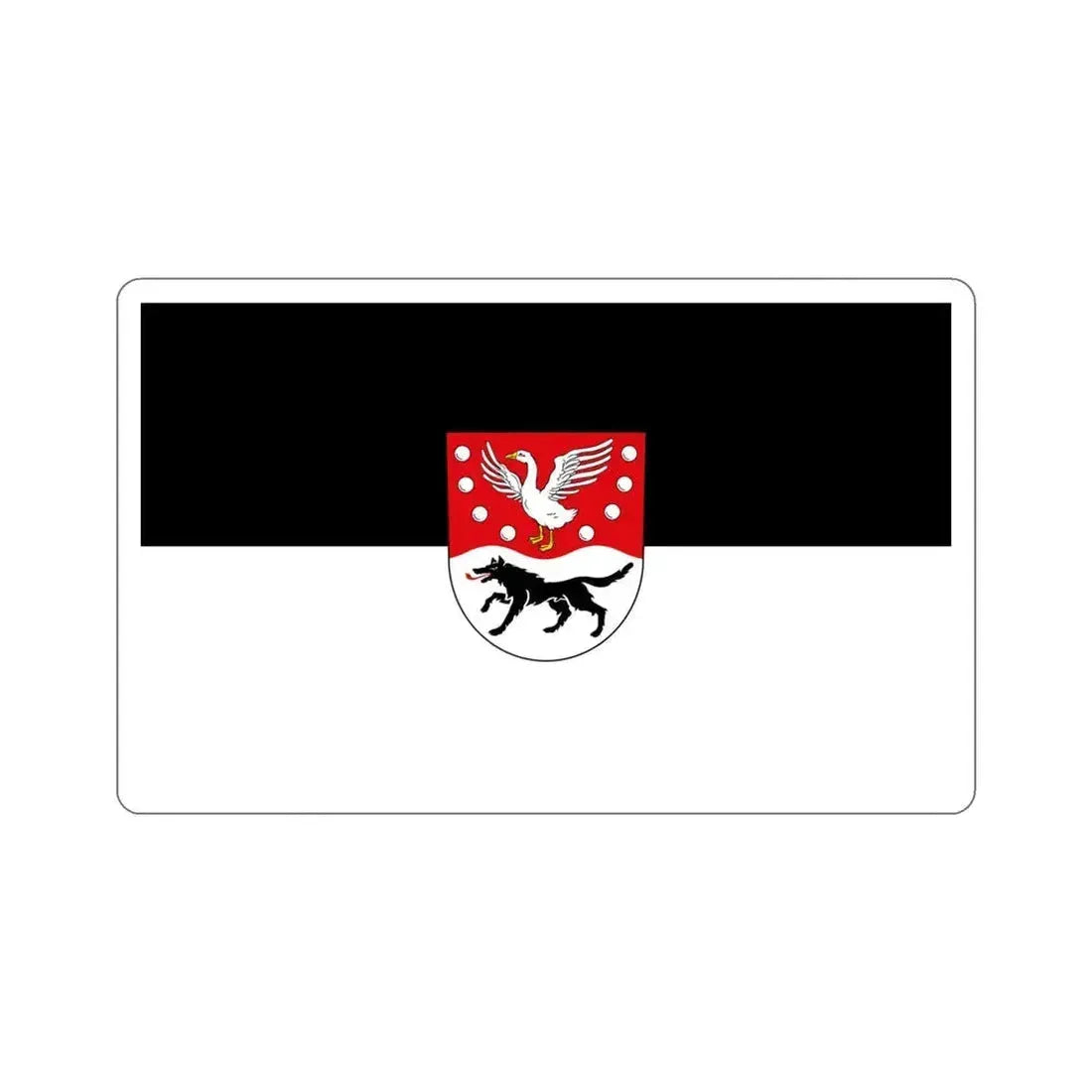 Flag of Prignitz Germany STICKER Vinyl Die-Cut Decal 4 Inch - The Sticker Space