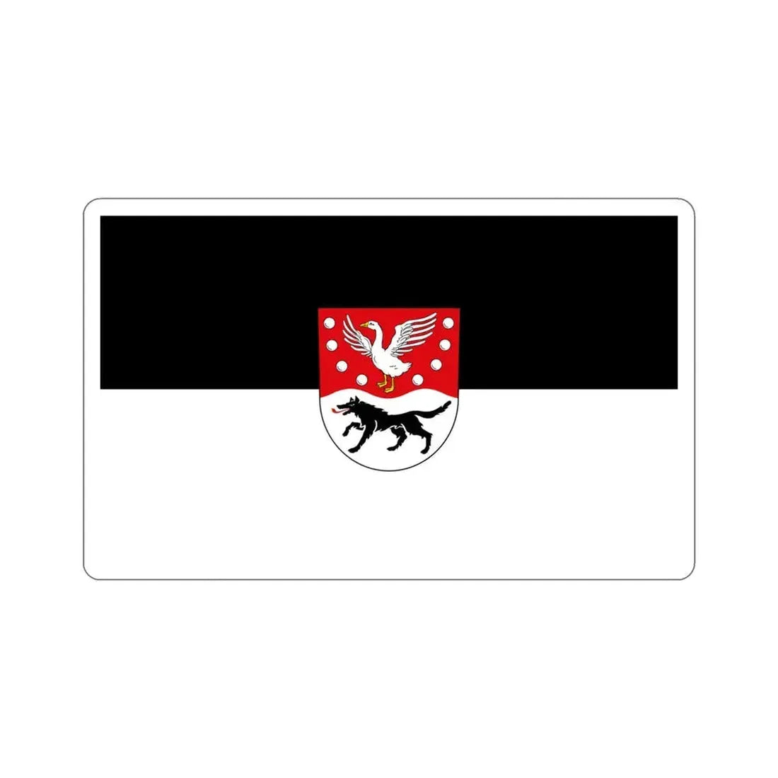 Flag of Prignitz Germany STICKER Vinyl Die-Cut Decal 4 Inch - The Sticker Space