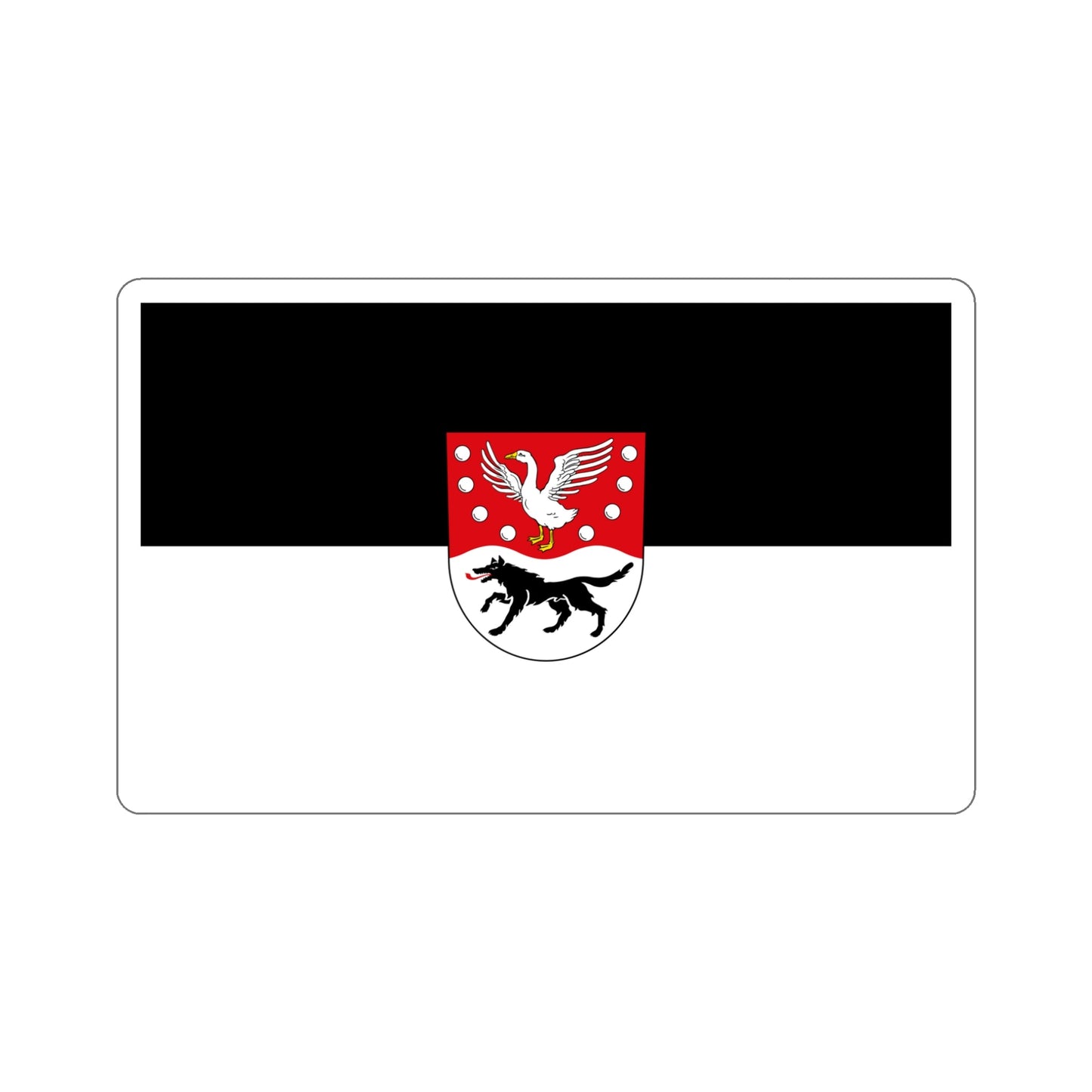 Flag of Prignitz Germany STICKER Vinyl Die-Cut Decal-5 Inch-The Sticker Space