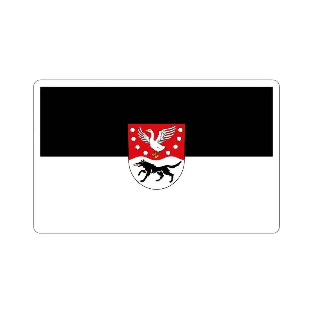 Flag of Prignitz Germany STICKER Vinyl Die-Cut Decal 5 Inch - The Sticker Space