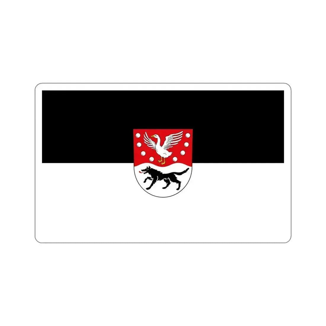 Flag of Prignitz Germany STICKER Vinyl Die-Cut Decal 6 Inch - The Sticker Space