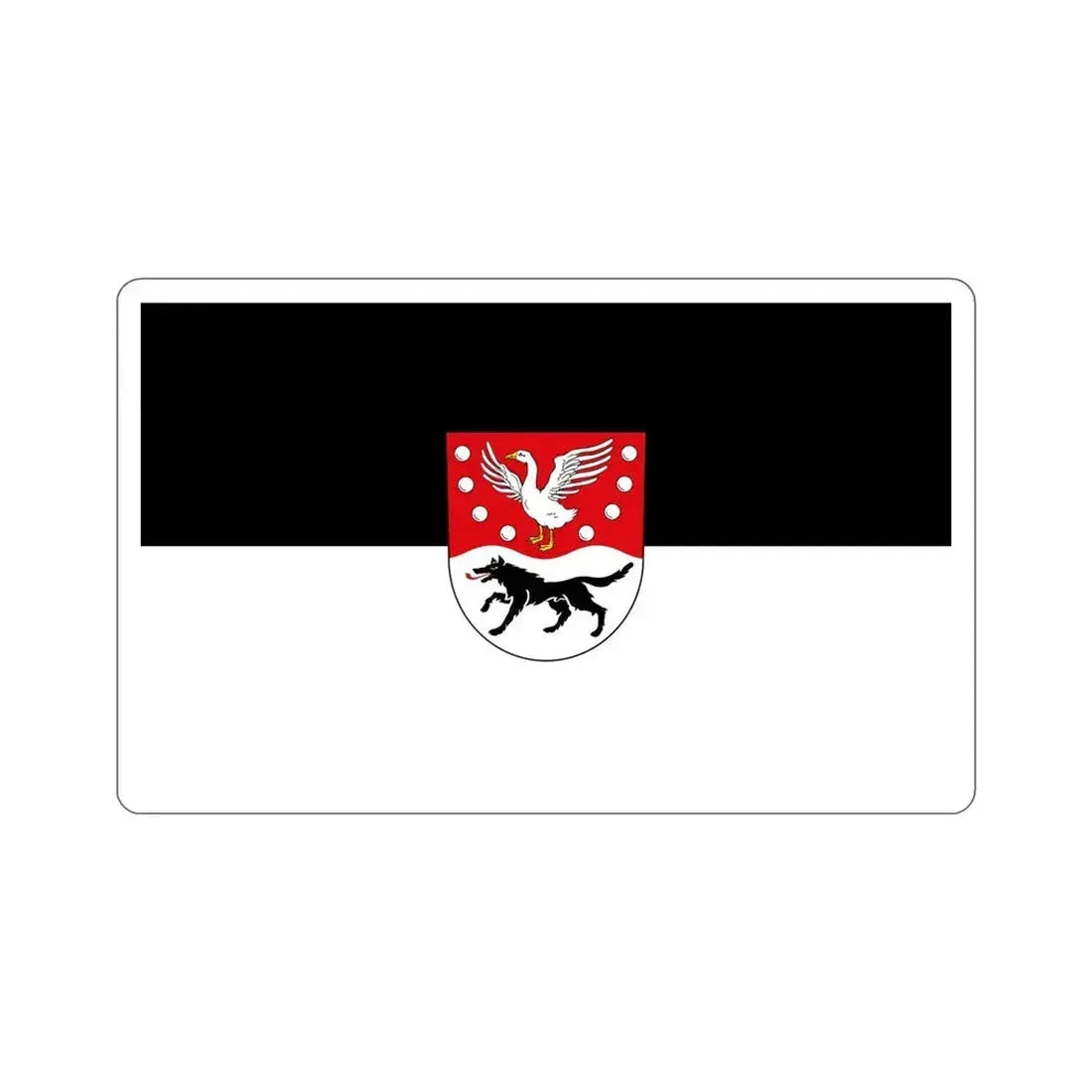 Flag of Prignitz Germany STICKER Vinyl Die-Cut Decal 6 Inch - The Sticker Space