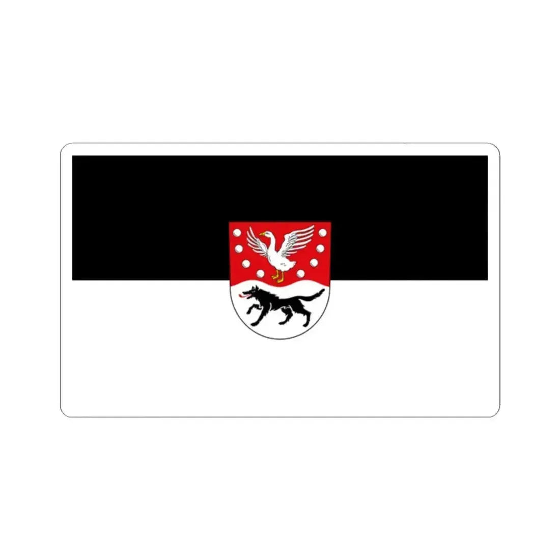 Flag of Prignitz Germany - STICKER Vinyl Kiss-Cut Decal 2 Inch White - The Sticker Space
