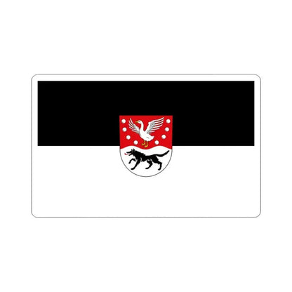 Flag of Prignitz Germany - STICKER Vinyl Kiss-Cut Decal 3 Inch White - The Sticker Space