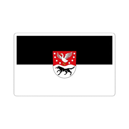 Flag of Prignitz Germany - STICKER Vinyl Kiss-Cut Decal 4 Inch White - The Sticker Space