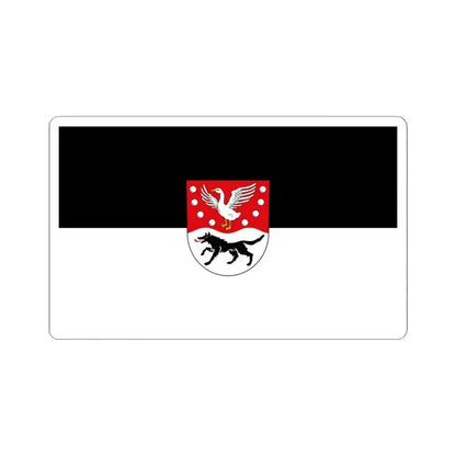 Flag of Prignitz Germany - STICKER Vinyl Kiss-Cut Decal 6 Inch White - The Sticker Space