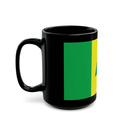 Flag of Prince Albert Saskatchewan Canada - Black Coffee Mug-The Sticker Space