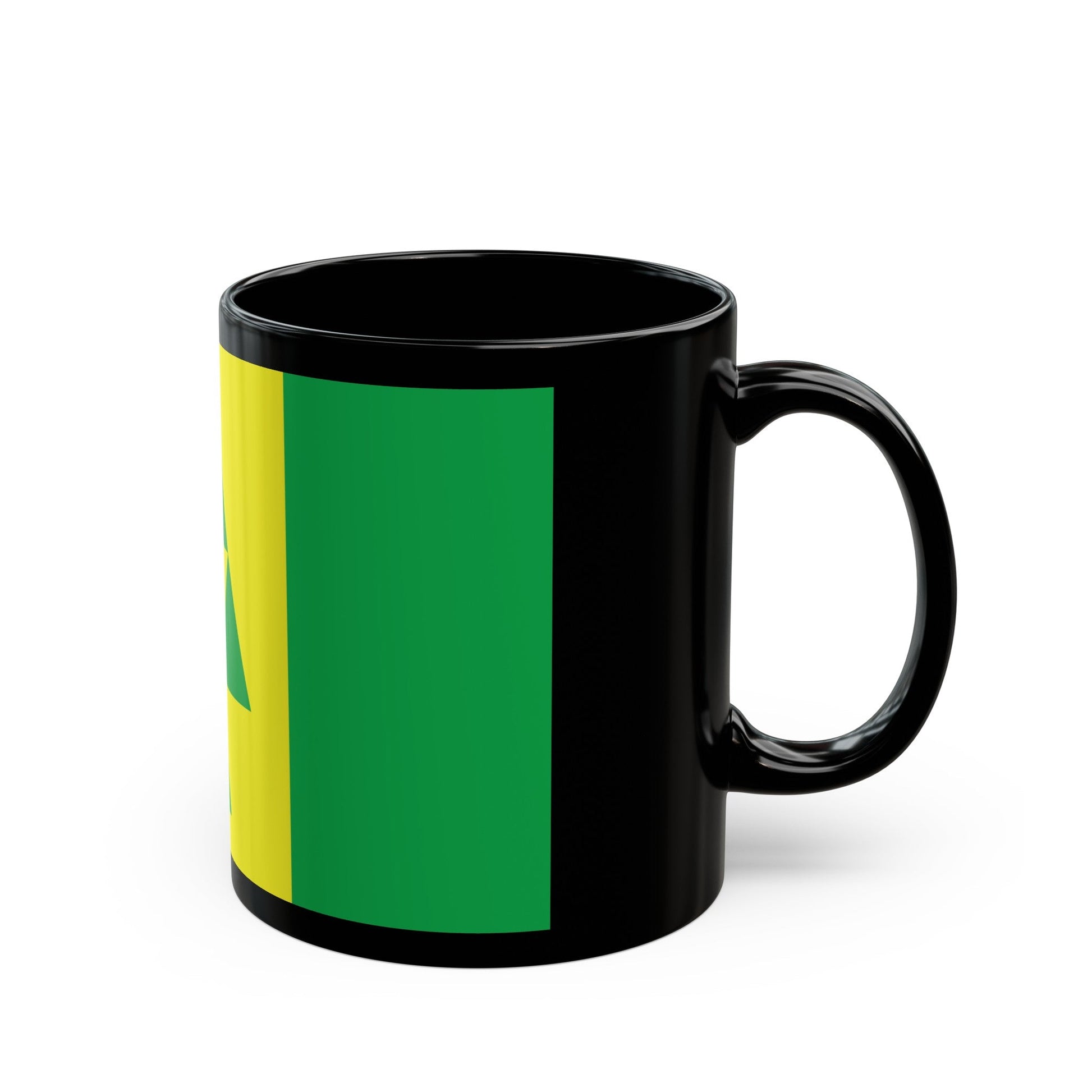 Flag of Prince Albert Saskatchewan Canada - Black Coffee Mug-The Sticker Space