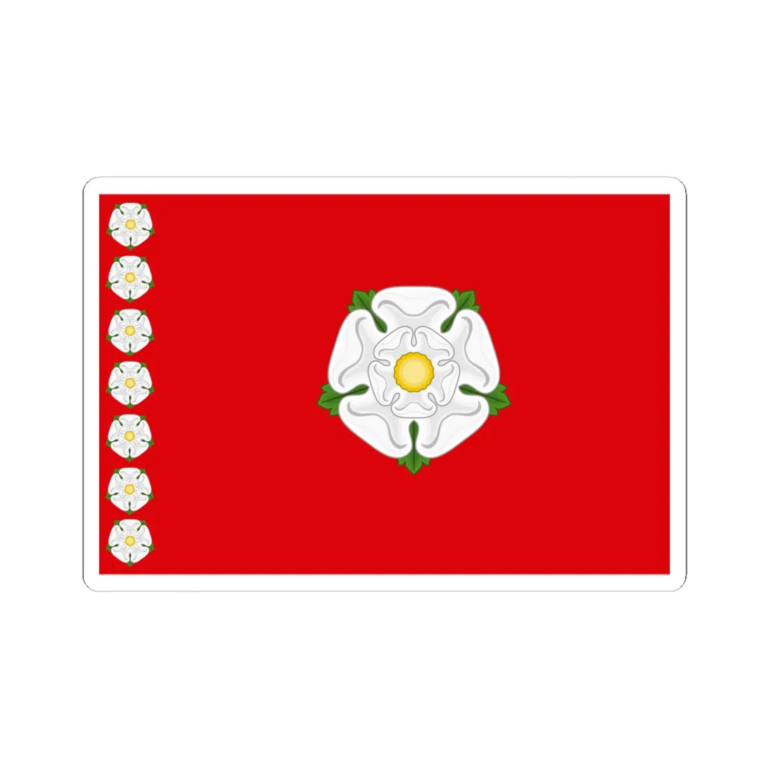 Flag of Prince Charles Edward Stuart (Scotland) STICKER Vinyl Kiss-Cut Decal 6 Inch White - The Sticker Space