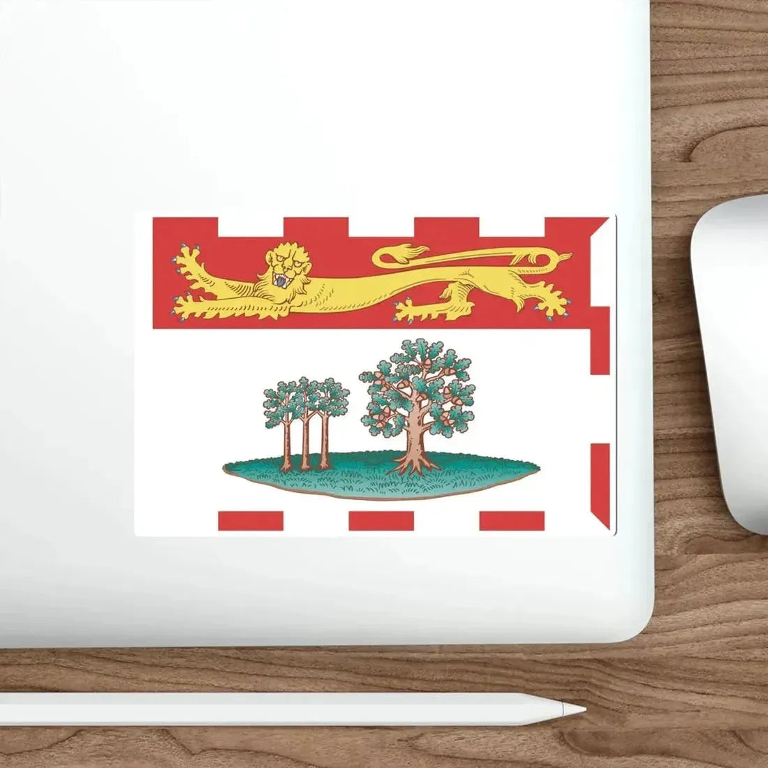 Flag of Prince Edward Island Canada STICKER Vinyl Die-Cut Decal - The Sticker Space