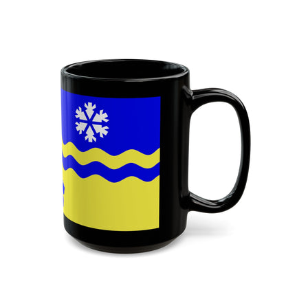 Flag of Prince George British Columbia Canada - Black Coffee Mug-The Sticker Space