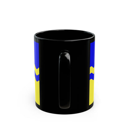 Flag of Prince George British Columbia Canada - Black Coffee Mug-The Sticker Space