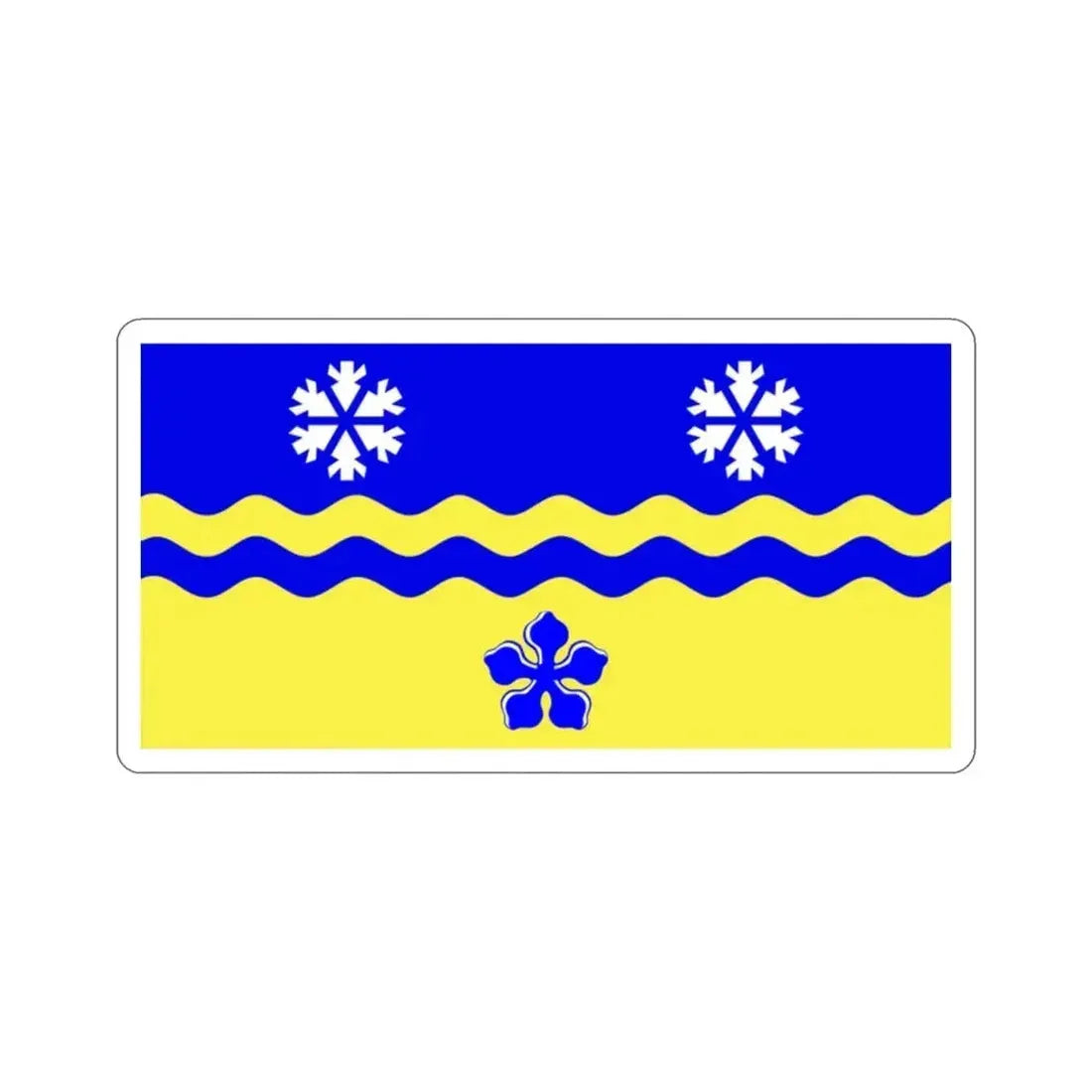 Flag of Prince George British Columbia Canada STICKER Vinyl Die-Cut Decal - The Sticker Space