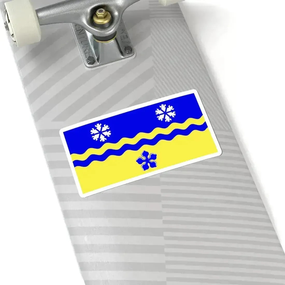 Flag of Prince George British Columbia Canada - STICKER Vinyl Kiss-Cut Decal - The Sticker Space