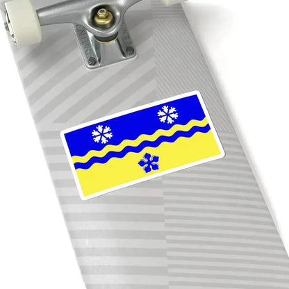 Flag of Prince George British Columbia Canada - STICKER Vinyl Kiss-Cut Decal - The Sticker Space