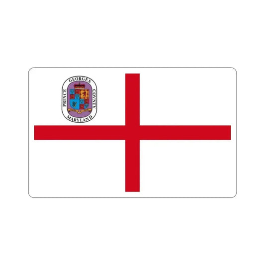 Flag of Prince Georges County Maryland STICKER Vinyl Die-Cut Decal 2 Inch - The Sticker Space