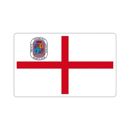 Flag of Prince Georges County Maryland STICKER Vinyl Die-Cut Decal 4 Inch - The Sticker Space