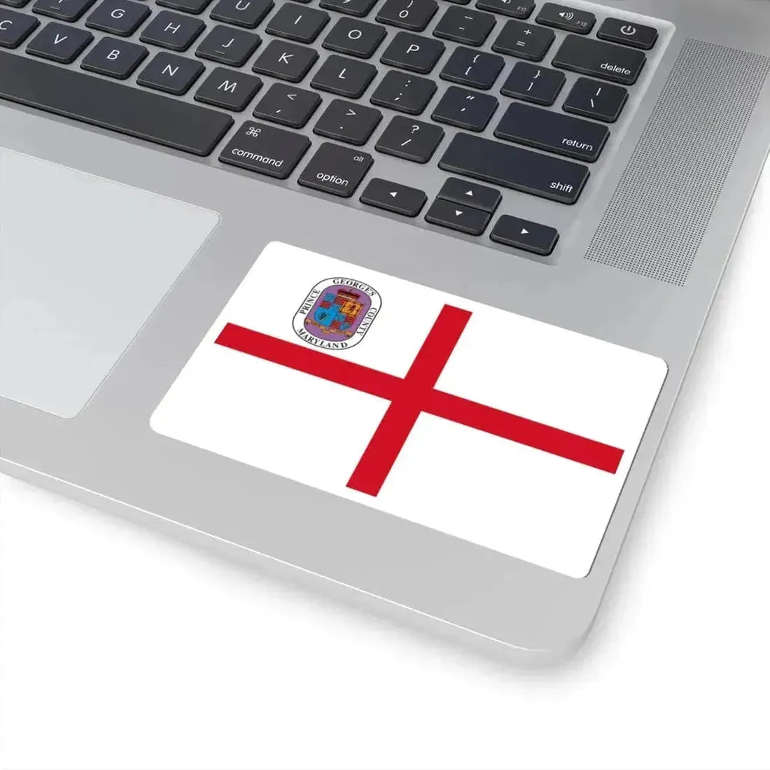 Flag of Prince Georges County Maryland unofficial (United States) STICKER Vinyl Kiss-Cut Decal - The Sticker Space