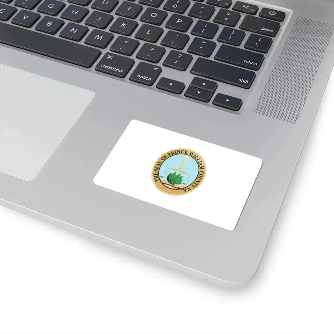 Flag of Prince William County Virginia (United States) STICKER Vinyl Kiss-Cut Decal - The Sticker Space