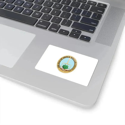 Flag of Prince William County Virginia (United States) STICKER Vinyl Kiss-Cut Decal - The Sticker Space