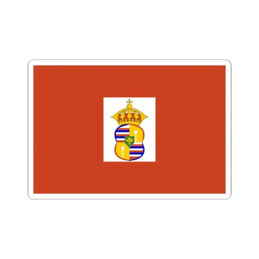 Flag of Princess Kaiulani 1875-1899 (United States) STICKER Vinyl Kiss-Cut Decal 2 Inch White - The Sticker Space