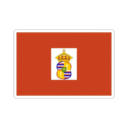 Flag of Princess Kaiulani 1875-1899 (United States) STICKER Vinyl Kiss-Cut Decal 3 Inch White - The Sticker Space