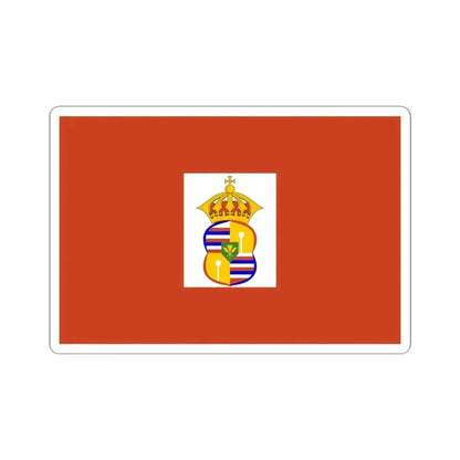 Flag of Princess Kaiulani 1875-1899 (United States) STICKER Vinyl Kiss-Cut Decal 4 Inch White - The Sticker Space