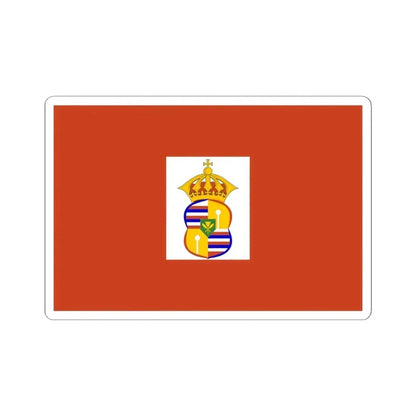 Flag of Princess Kaiulani 1875-1899 (United States) STICKER Vinyl Kiss-Cut Decal 6 Inch White - The Sticker Space