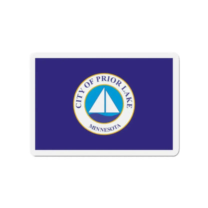 Flag of Prior Lake Minnesota - Refrigerator Magnet 3 Inch - The Sticker Space