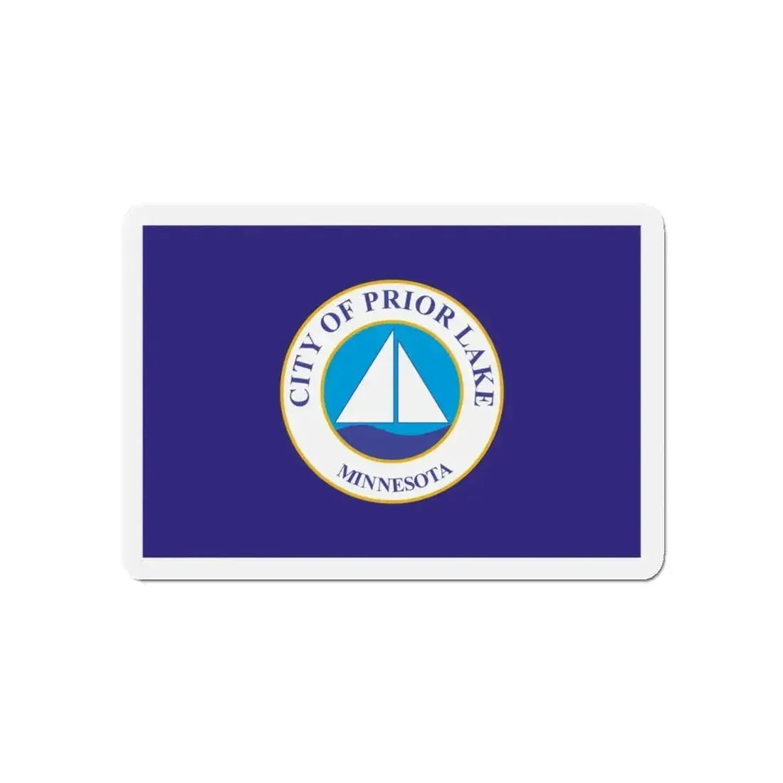 Flag of Prior Lake Minnesota - Refrigerator Magnet - The Sticker Space