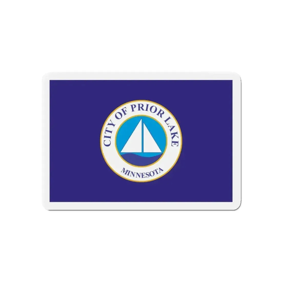 Flag of Prior Lake Minnesota - Refrigerator Magnet - The Sticker Space
